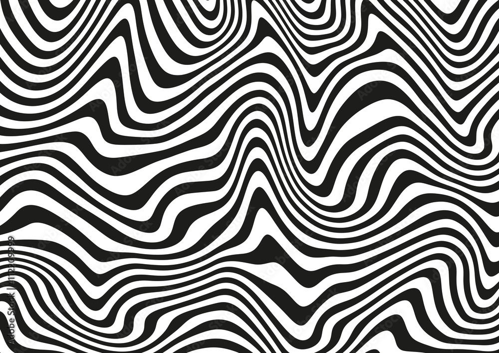 Black and white abstract wavy background Black and white abstract wavy background