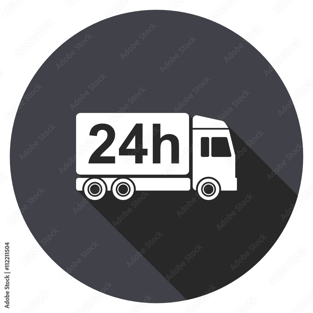 Gray flat design vector icon Gray flat design vector icon