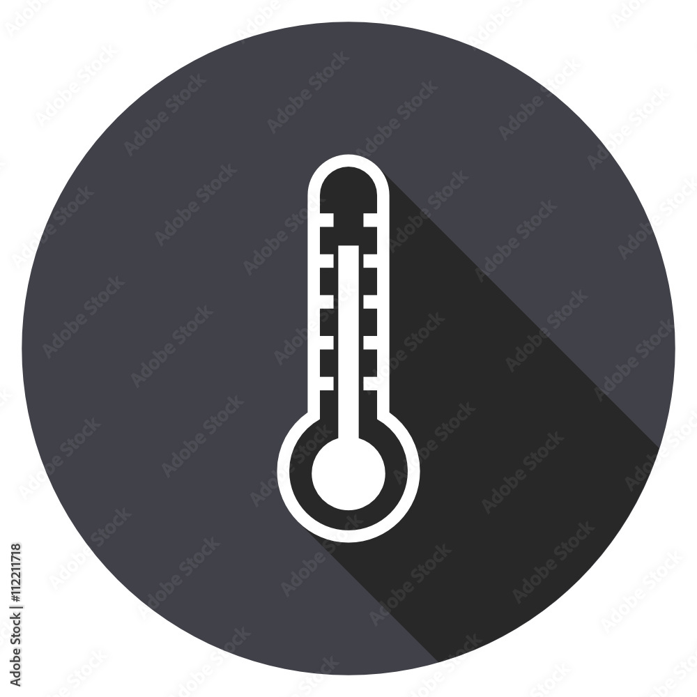 Gray circle flat design vector icon Gray circle flat design vector icon