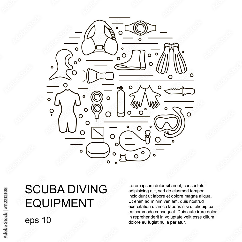 313_Scuba diving illustration