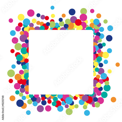 Colorful abstract dot background
