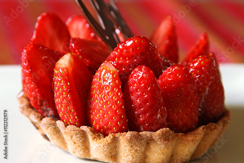 Tartelette aux fraises photo