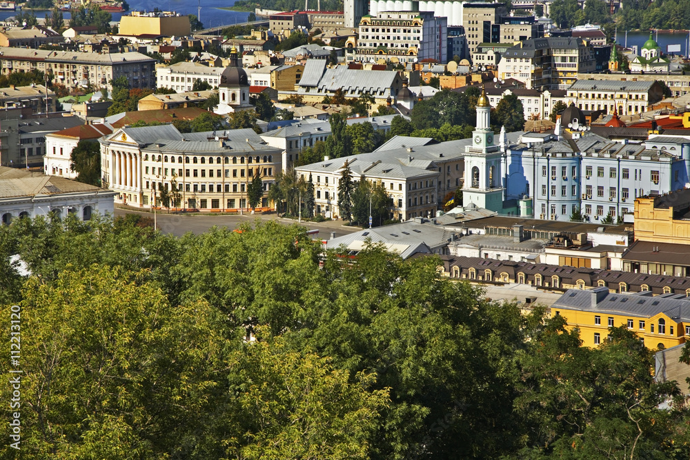 Panoramic view of Kiev. Ukraine