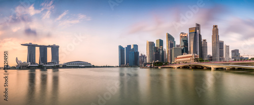 Singapore Skyline Panorama photo