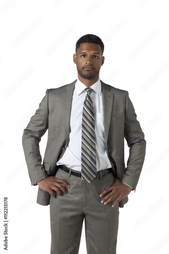 black businessman in suit looking at the camera black businessman in suit looking at the camera