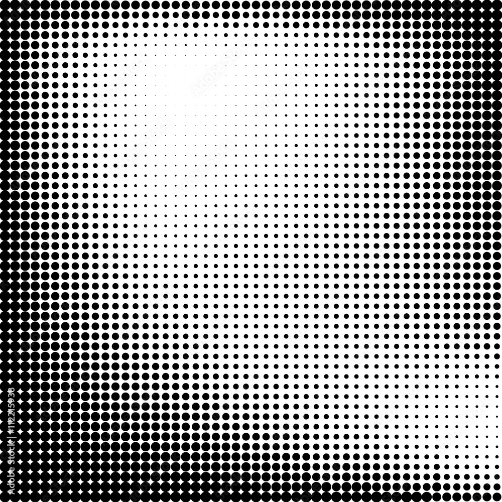 Halftone background.Halftone dots frame.Abstract vector illustration. Texture pattern for noise design.