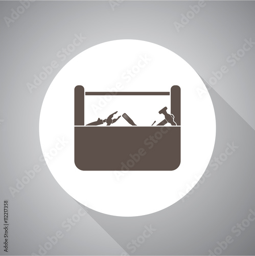 toolbox vector icon for web and mobile