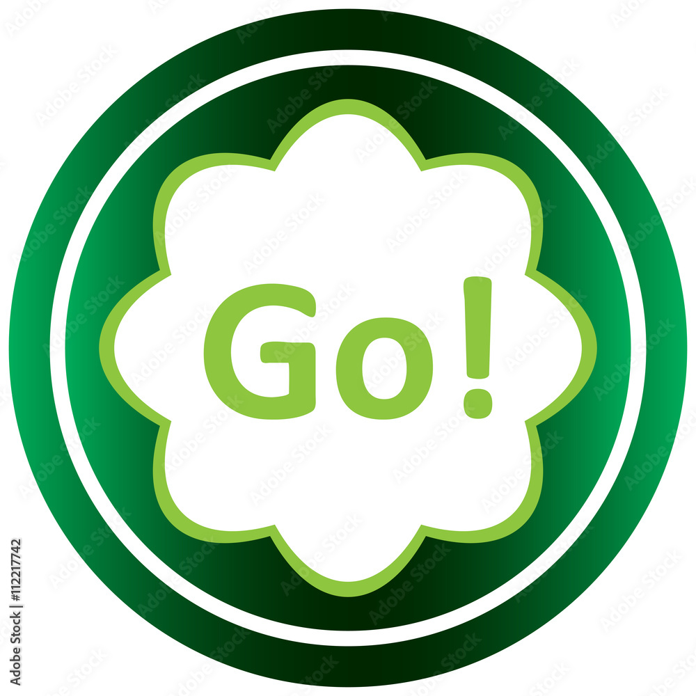 Green icon go Green icon go