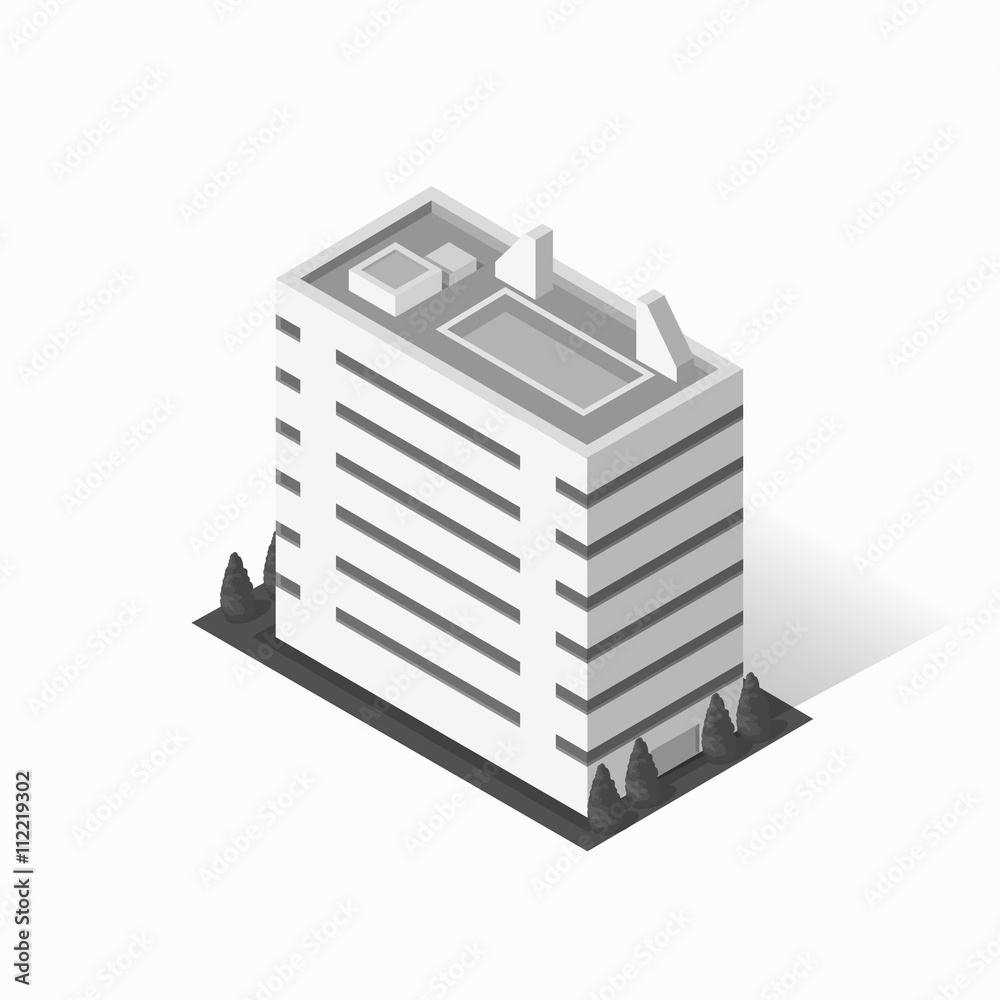 Skyscrapers House Building Icon Skyscrapers House Building Icon