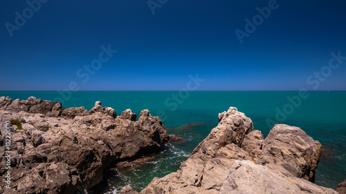 Fantastic Landscape at the italien sicilian Coastal City of Cefa