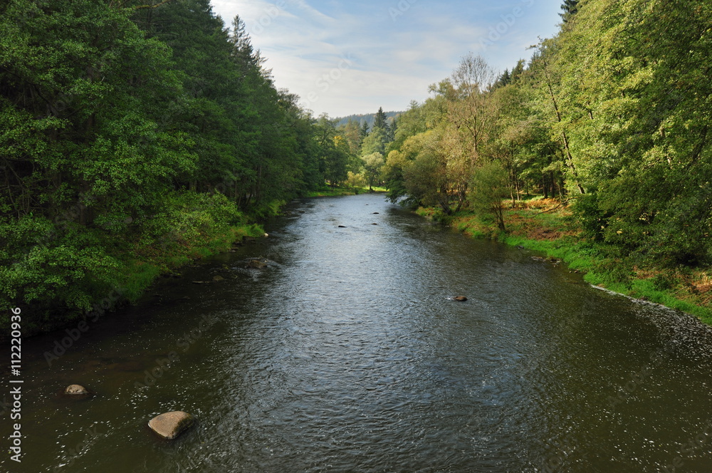 Fototapeta premium River in the valley