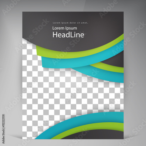 Abstract vector modern flyers brochure.