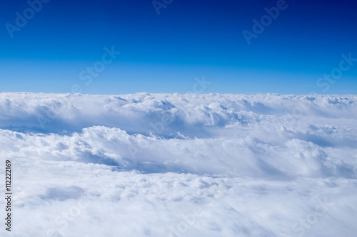 Clouds from airplane window. © psgxxx