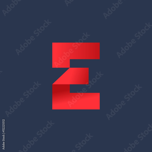 Letter E logo icon design template elements