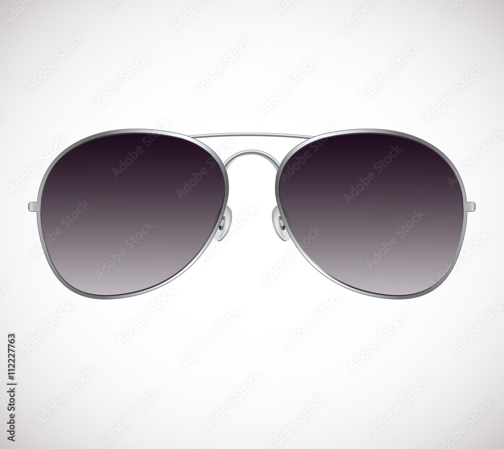Fototapeta premium Aviator sunglasses vector illustration background