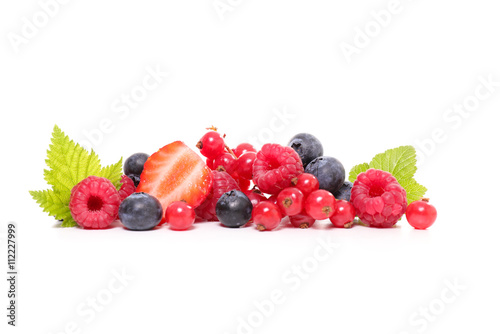 berries fruits isolated