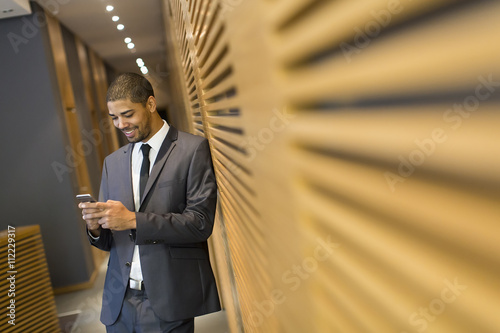 Businessman with a phone