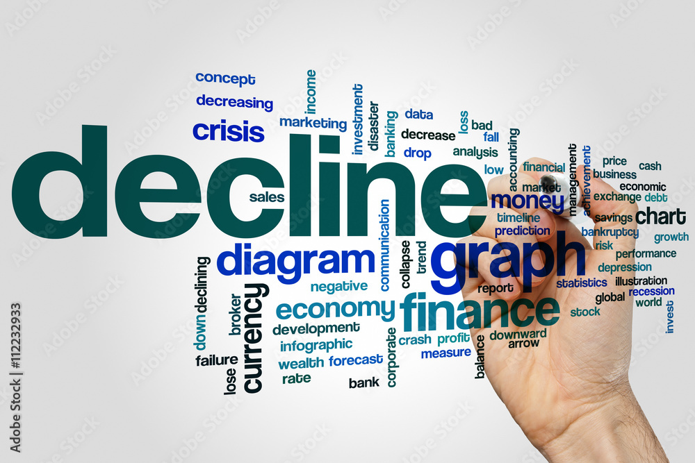 Decline word cloud Decline word cloud