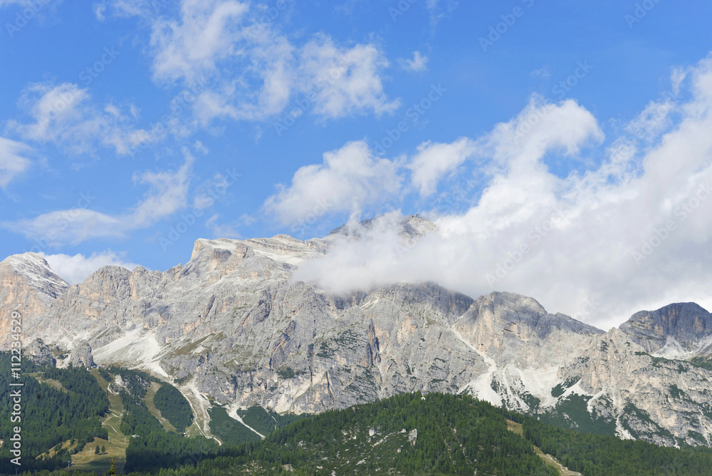 Dolomites Mountains, Cortina D'Ampezzo, province Belluno in the Veneto region of Northern Italy