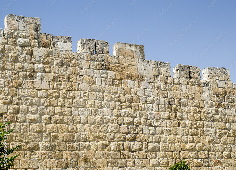 Walls in Jerusalem, Israel