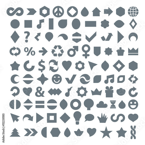 Different grayscale flat we...