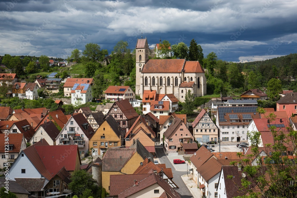 Stadtkern von Veringenstadt in Hohenzollern