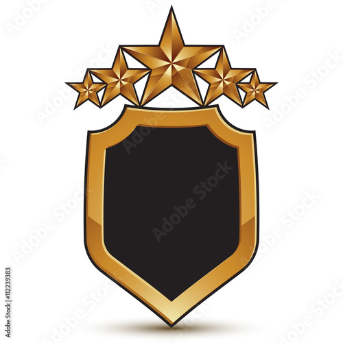 Refined vector emblem with ...