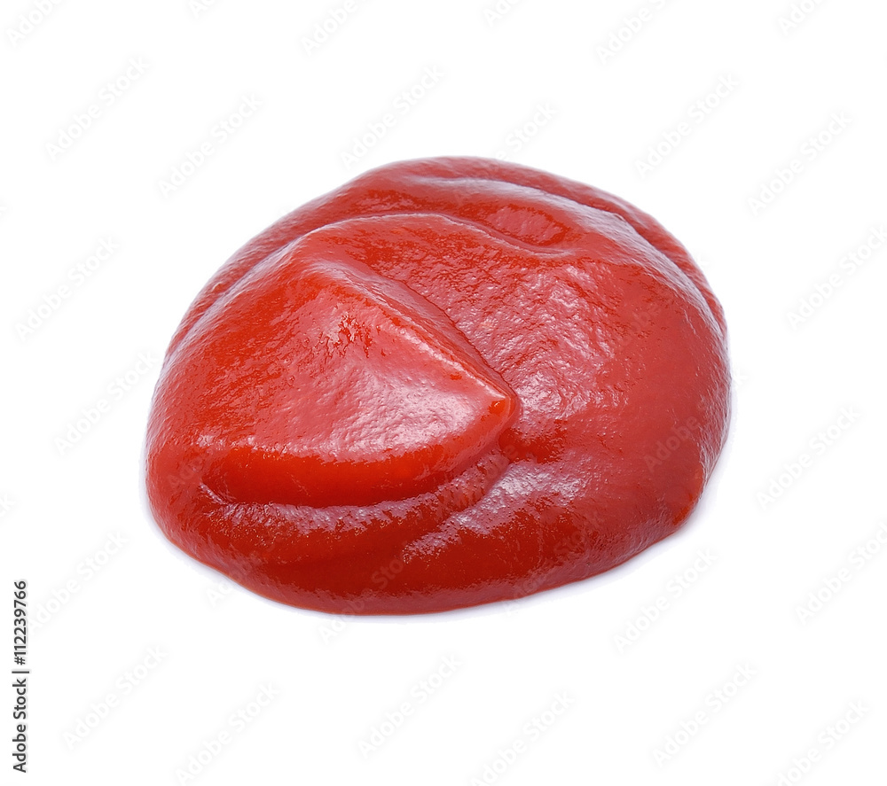 Tomato sauce on white background Tomato sauce on white background