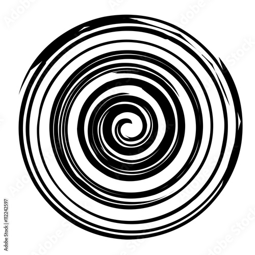 Hypnotic Fascinating Abstract Image.Vector Illustration.