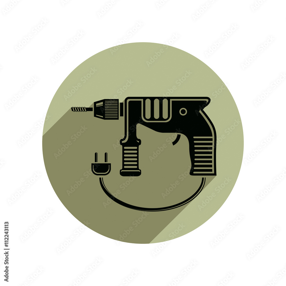 Professional instrument simple vector illustration, electric pow