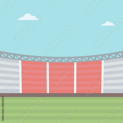 Background of football stadium.