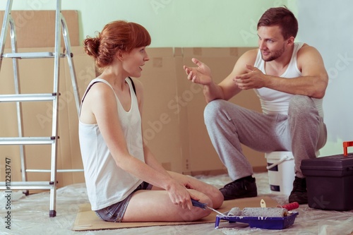 Explaining the redecoration plan