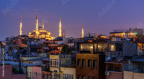 Canvas Print Sultan Mehmet mosque ,Istanbul