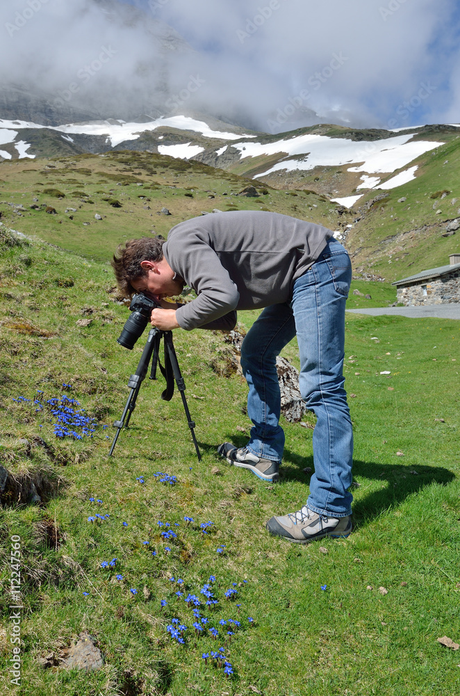Photographing in the spring Pyrenees