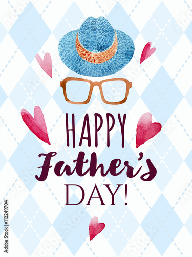 Happy Fathers Day greeting card