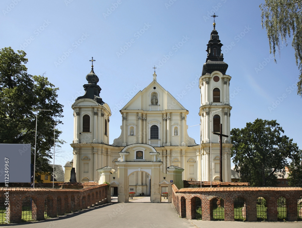 Obraz premium Shrines to Virgin Mary in Lesna Podlaska. Poland