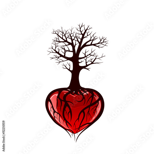 Tree with heart