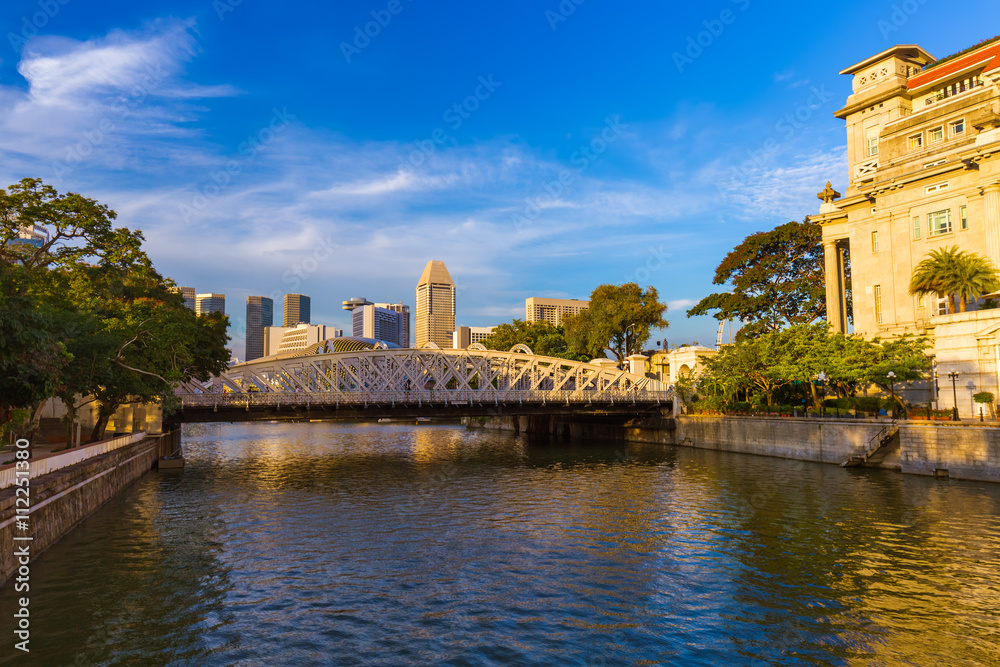 Obraz premium Singapore city skyline