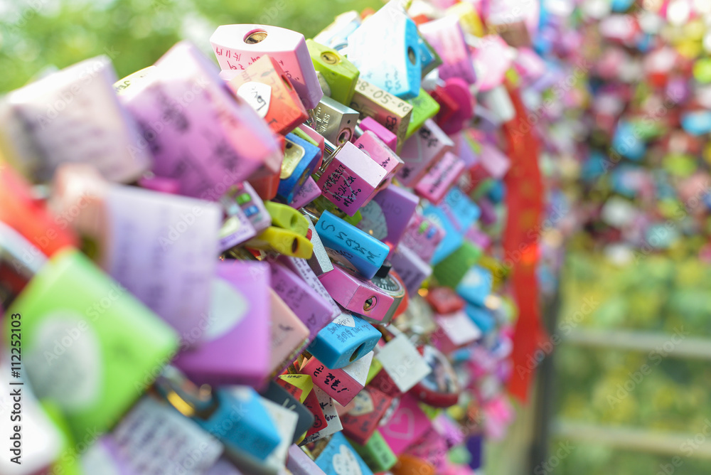 SEOUL,South Korea - MAY 24:Padlock at N Seoul Tower, at Seoul to