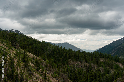 Landscape view in a mountain in Altay © snedorez