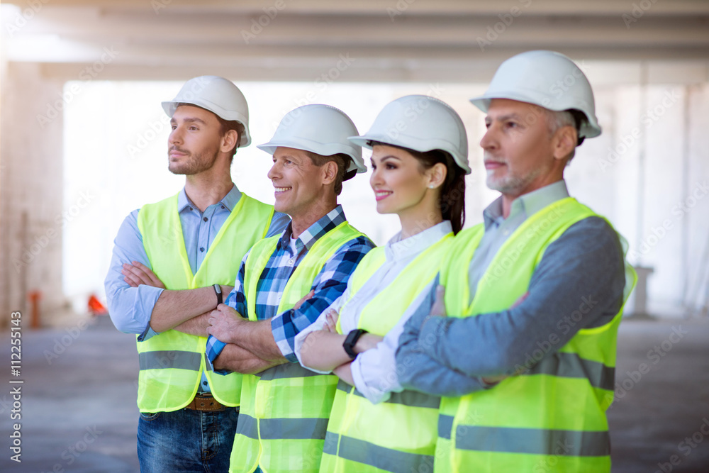 Construction workers. Best team Construction workers. Best team