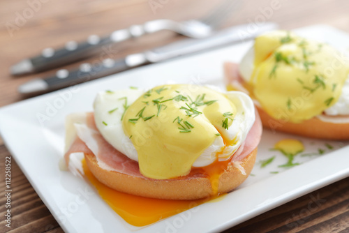 Fotografie Classic Egg Benedict