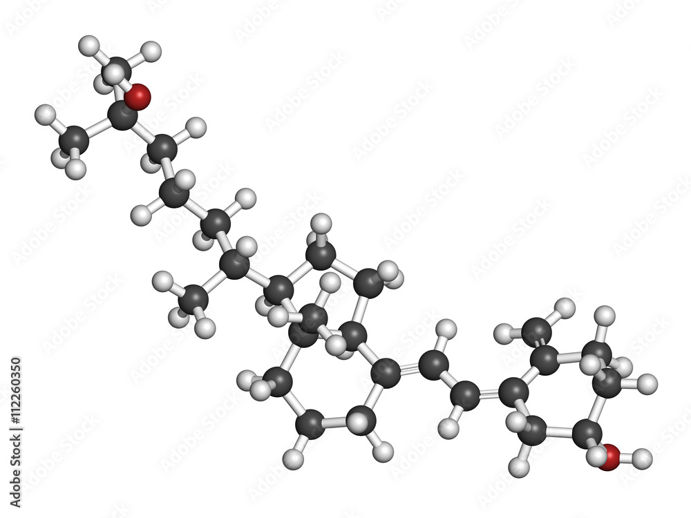 Calcifediol (calcidiol, 25-hydroxyvitamin D) molecule. Calcifediol (calcidiol, 25-hydroxyvitamin D) molecule.