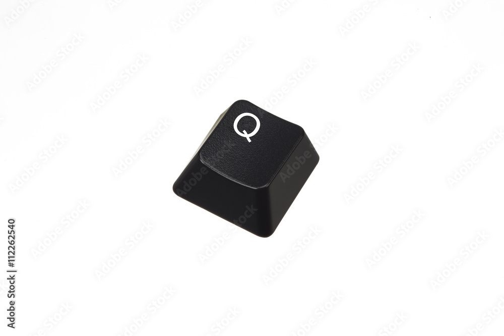 Rotated keyboard key - letter Q Rotated keyboard key - letter Q
