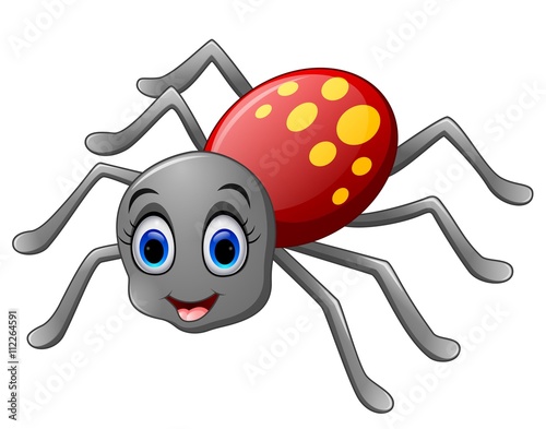 Cute spider cartoon
