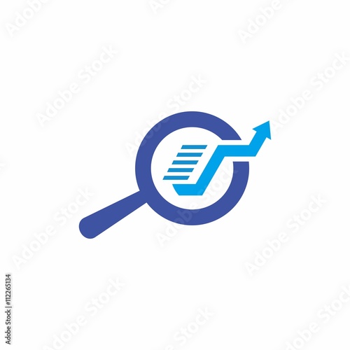 Search vector logo icon