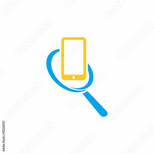 Search vector logo icon