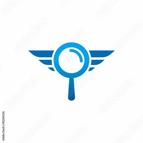 Search vector logo icon
