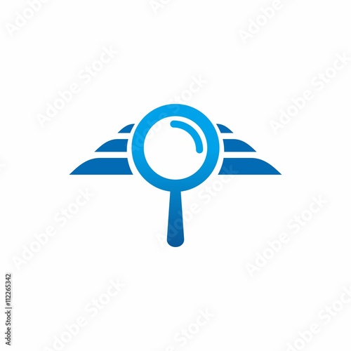 Search vector logo icon