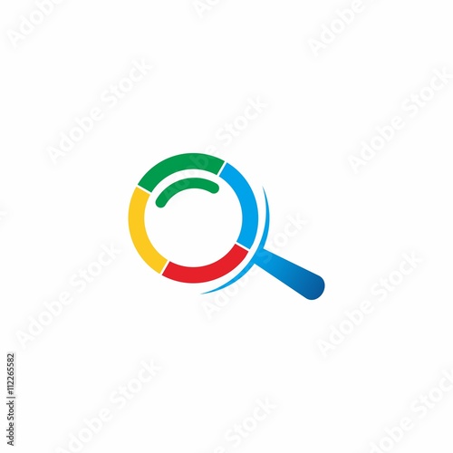 Search vector logo icon